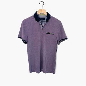 Ted Baker Purple Polo Shirt